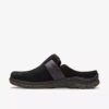 Orlene-tresko for damer i svart nubuck – Tresko & Mules