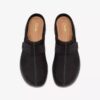 Orlene-tresko for damer i svart nubuck – Tresko & Mules