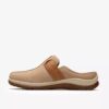 Orlene Tresko for kvinner i taupe nubuck – Tresko og Mules