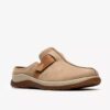 Orlene Tresko for kvinner i taupe nubuck – Tresko og Mules