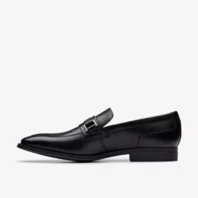 Paulton Lo Loafers i svart skinn for menn