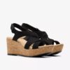 Rose Style sorte nubuck-kilehæler for damer