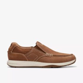Sailview Seilersko for menn i lysbrunt nubuck (Slip-on)