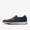 Sailview Step Navy Nubuck slip-on seilersko for menn