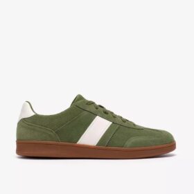 Seco Speed grønne suedesneakers for menn