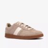 Seco Speed-sneakers for menn i mørk sandfarget semsket skinn