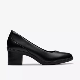 Shaya Poppy-pumps i svart skinn for damer