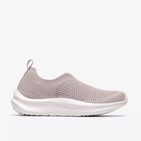 Solevana Knit blekgrå Sneaker for kvinner