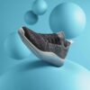 Solevana Lace svarte Sneakers for kvinner