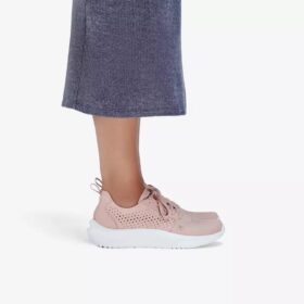 Solevana-sneakers for damer i lysrosa