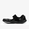 Solevana-sneakers med stropp for kvinner i svart