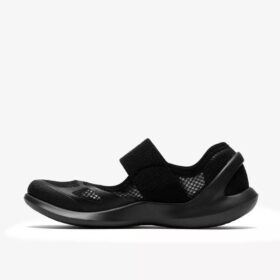 Solevana-sneakers med stropp for kvinner i svart Solevana-sneakers med stropp for kvinner i svart