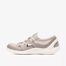 Solevana Step slip-ons for damer i lysegrå
