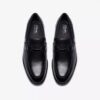 Steadwell Bit Loafers i svart skinn for menn
