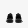 Steadwell Cap – sorte skinn-Oxfords for menn