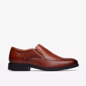 Steadwell Step Loafers for menn i mørkbrunt skinn Steadwell Step Loafers for menn i mørkbrunt skinn