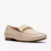 Tamna Iris loafer i hvitt skinn for damer