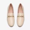 Tamna Iris loafer i hvitt skinn for damer
