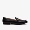 Tamna Iris loafer i svart skinn for damer
