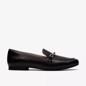 Tamna Iris loafer i svart skinn for damer