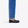 Tamna Iris loafer i svart skinn for damer