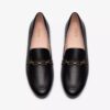 Tamna Iris loafer i svart skinn for damer