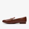 Tamna Iris loafer i tan skinn for damer
