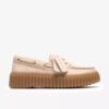 Torhill Boat Cream nubuck-seilersko for damer