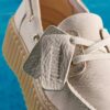Torhill Boat Cream nubuck-seilersko for damer