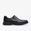 Un Briley Step loafer i svart skinn for menn | clarks