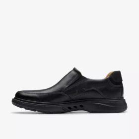 Un Briley Step loafer i svart skinn for menn | clarks