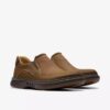 Un Briley Step-loafers for menn i bivoksbehandlet skinn | clarks