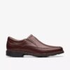 Un Kendric Go loafer i mahognyfarget skinn for menn | clarks