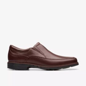 Un Kendric Go loafer i mahognyfarget skinn for menn | clarks