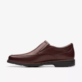 Un Kendric Go loafer i mahognyfarget skinn for menn | clarks