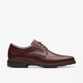 Un Kendric Way mahognyfargede skinn-Oxfords for menn | clarks Un Kendric Way mahognyfargede skinn-Oxfords for menn | clarks