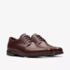 Un Kendric Way mahognyfargede skinn-Oxfords for menn | clarks