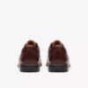 Un Kendric Way mahognyfargede skinn-Oxfords for menn | clarks