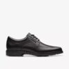 Un Kendric Way sort skinn-Oxford for menn | Clark’s
