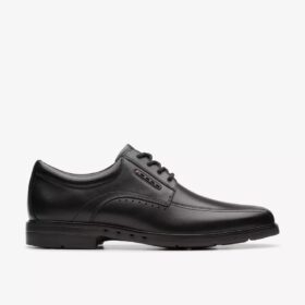 Un Kendric Way sort skinn-Oxford for menn | Clark’s Un Kendric Way sort skinn-Oxford for menn | Clark’s