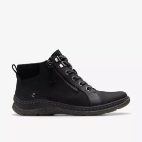 Vanntette Chelsea boots i svart skinn for kvinner fra Orlene Top