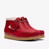 Walla Boot Rb for menn i rødt Wallabees-lær