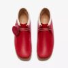 Walla Boot Rb for menn i rødt Wallabees-lær