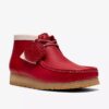 Walla Boot Rb for menn i rødt Wallabees-lær