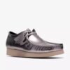 Wallabee 2604 for menn i sølvlakkert Wallabee