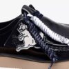 Wallabee 2604 Navy Patent Wallabees for menn