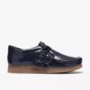 Wallabee Big Kid Navy Wallabees for gutter