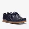 Wallabee Big Kid Navy Wallabees for gutter