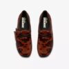 Wallabee for damer. Brune Wallabees med ku-mønster
