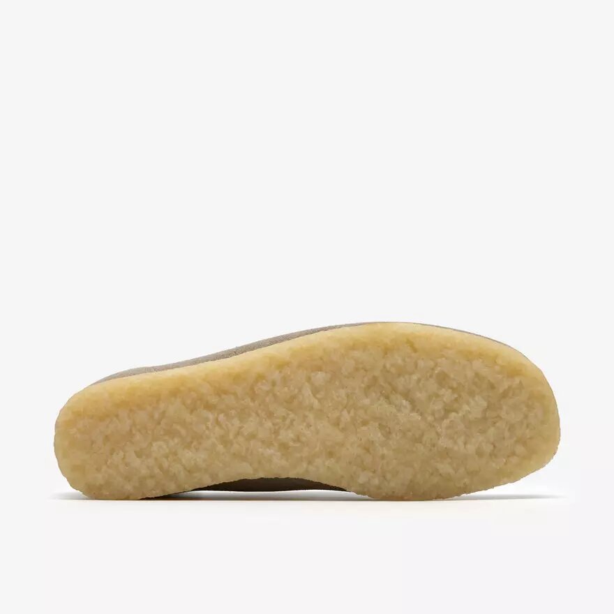 Wallabee for damer i lysegrå semsket skinn Wallabee for damer i lysegrå semsket skinn